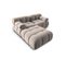 Canapé Modulable "bellis", 3 Places, Beige, Velours