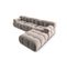 Canapé Modulable "bellis", 4 Places, Beige, Velours