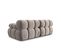 Canapé Modulable "bellis", 2 Places, Beige, Velours