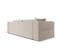 Canapé "tyra", 4 Places, Beige, Tissu Structurel