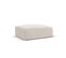 Pouf "tyra", 1 Place, Beige, Velours