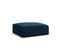 Pouf "tyra", 1 Place, Bleu Roi, Tissu Structurel