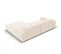 Canapé D'angle Droit Modulable "jodie", 3 Places, Beige Clair, Velours