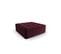 Pouf "mike", 1 Place, Rouge Foncé, Velours