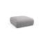 Pouf "molino", 1 Place, Gris Clair, Tissu Structurel