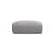 Pouf "molino", 1 Place, Gris Clair, Tissu Structurel