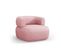 Fauteuil "jenny", 1 Place, Rose, Tissu Chenille