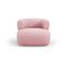Fauteuil "jenny", 1 Place, Rose, Tissu Chenille