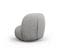 Fauteuil Pivotant "chuck", 1 Place, Argent, Tissu Chenille