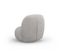 Fauteuil Pivotant "chuck", 1 Place, Gris Clair, Bouclé