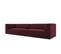 Canapé Modulable "ruby", 4 Places, Bordeaux, Imitation Cuir