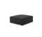 Pouf "ruby", 1 Place, Noir, Imitation Cuir