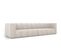 Canapé Modulable "serena", 4 Places, Beige, Tissu Structurel