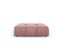 Pouf "serena", 1 Place, Rose, Tissu Structurel