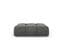 Pouf "serena", 1 Place, Gris Foncé, Tissu Structurel