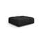 Pouf "serena", 1 Place, Noir, Tissu Structurel