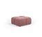 Pouf "serena", 1 Place, Rose, Velours