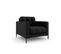 Fauteuil "mamaia", 1 Place, Noir, Tissu Structurel