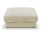 Pouf En Velours Côtelé Beige - Robin