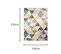 Tapis Salon Jaune Gris Beige Triangles Zigzag Fin 120x170 Toscana