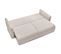 Canapé convertible 3 places MARCEAU tissu beige