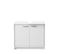 MEUBLE SOUS LAVABO SMASH 2P BLANC