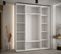 Armoire Davos 1 À Portes Coulissantes 200x45x235.5 Cm - 3 Portes - Blanc