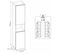 Meuble Colonne Suspendu De Salle De Bain Aruba 800 Cosmos 35 X 170 Cm