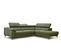 Canapé D'angle Droit 5 Places Tissu Vert Foncé - Fiero