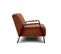 Fauteuil Fixe Tissu Marron Noix - Kobe