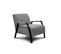 Fauteuil Fixe Tissu Gris - Kobe