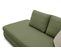 Canapé D'angle Droit 5 Places Tissu Vert Et Beige  - Otto