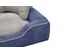 Panier Pour Chien Et Chat 80 X 70 Cm Tissu Bleu Cobalt Et Beige Clair - Bonnie