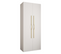 Armoire 2 Portes Como 2 - 100x50x245.5 Cm (blanc/or)