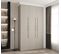 Armoire 3 Portes Como 2 - 120x40x245.5 Cm (cachemire/or)