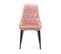 1 Pièce Chaise Matelassée De Salle à Manger En Velours Sj.054 Rose