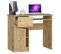 Bureau D'ordinateur Gauche Piksel Chêne Artisan 90 Cm 1 Porte 1 Tiroir Façade Chêne Artisan