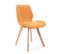 Lot De 4 Chaises De Salle à Manger En Tissu Sj.0159 Orange