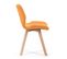 Lot De 4 Chaises De Salle à Manger En Tissu Sj.0159 Orange