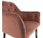 Lot De 2 Chaises Matelassées De Salle à Manger En Velours Sj.030 Rose