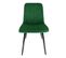 Lot De 2 Chaises Matelassées De Salle à Manger En Velours Sj.9 Vert Bouteille