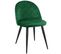 Lot De 2 Chaises Matelassées De Salle à Manger En Velours Sj.077 Vert Bouteille