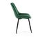 Lot De 2 Chaises Matelassées De Salle à Manger En Velours Sj.0488 Vert Bouteille