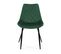 Lot De 2 Chaises Matelassées De Salle à Manger En Velours Sj.0488 Vert Bouteille