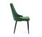 Lot De 2 Chaises Matelassées De Salle à Manger En Velours Sj.054 Vert Bouteille