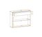 Buffet 2 Portes et 1 Tiroir "easy" 100cm Naturel