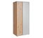 Armoire 5 Niveaux "vivero" 198cm Gris et Naturel