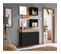 Buffet 2 Portes et 1 Tiroir "easy" 100cm Noir