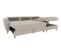 Canapé d'angle convertible méridienne réversible LAGO tissu Malmo beige 05