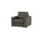 Fauteuil manchettes CURVE NICARAGUA tissu Apache anthracite 1